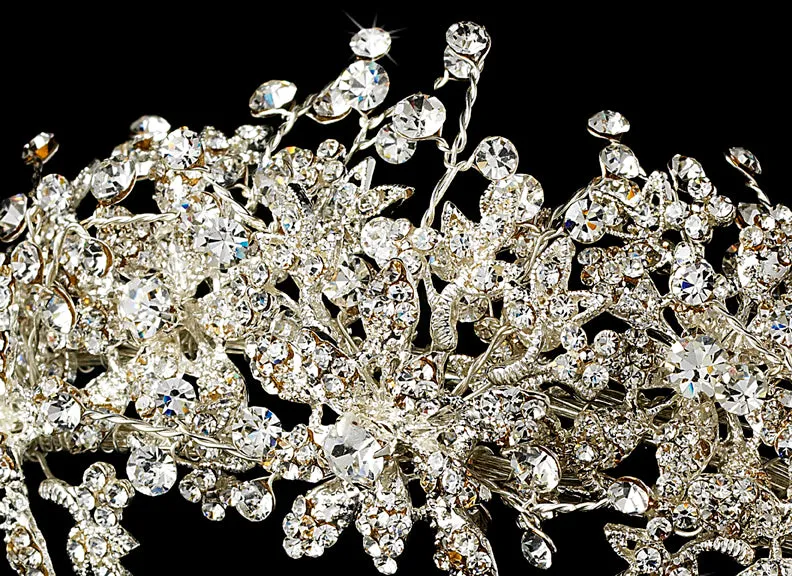 Stunning Couture Crystal Encrusted Bridal Tiara