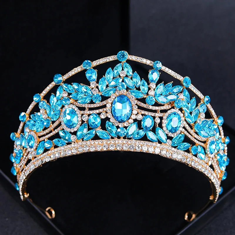 Stunning Crystal Tiara Hair Pageant Accessories