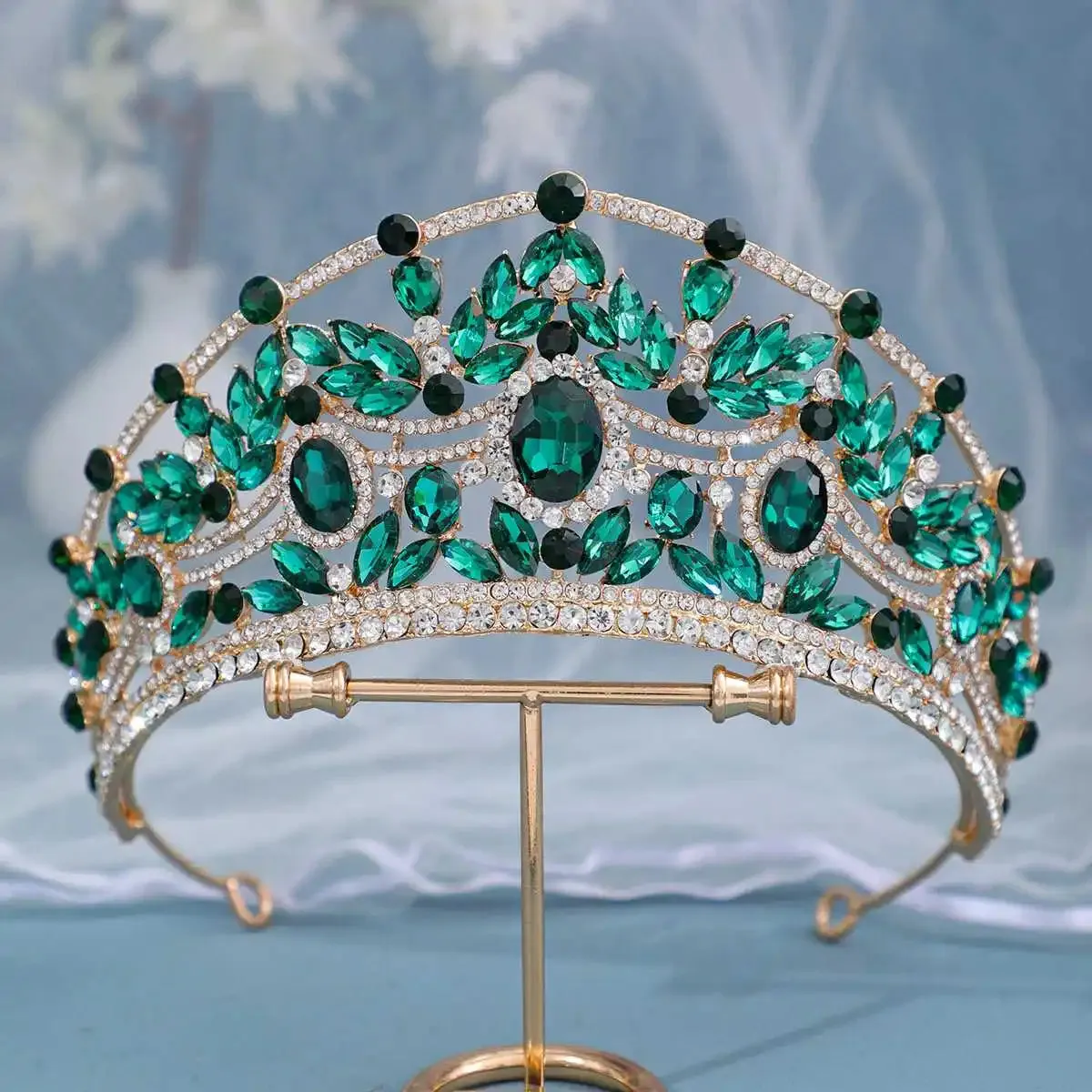Stunning Crystal Tiara Hair Pageant Accessories