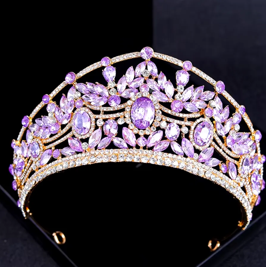 Stunning Crystal Tiara Hair Pageant Accessories