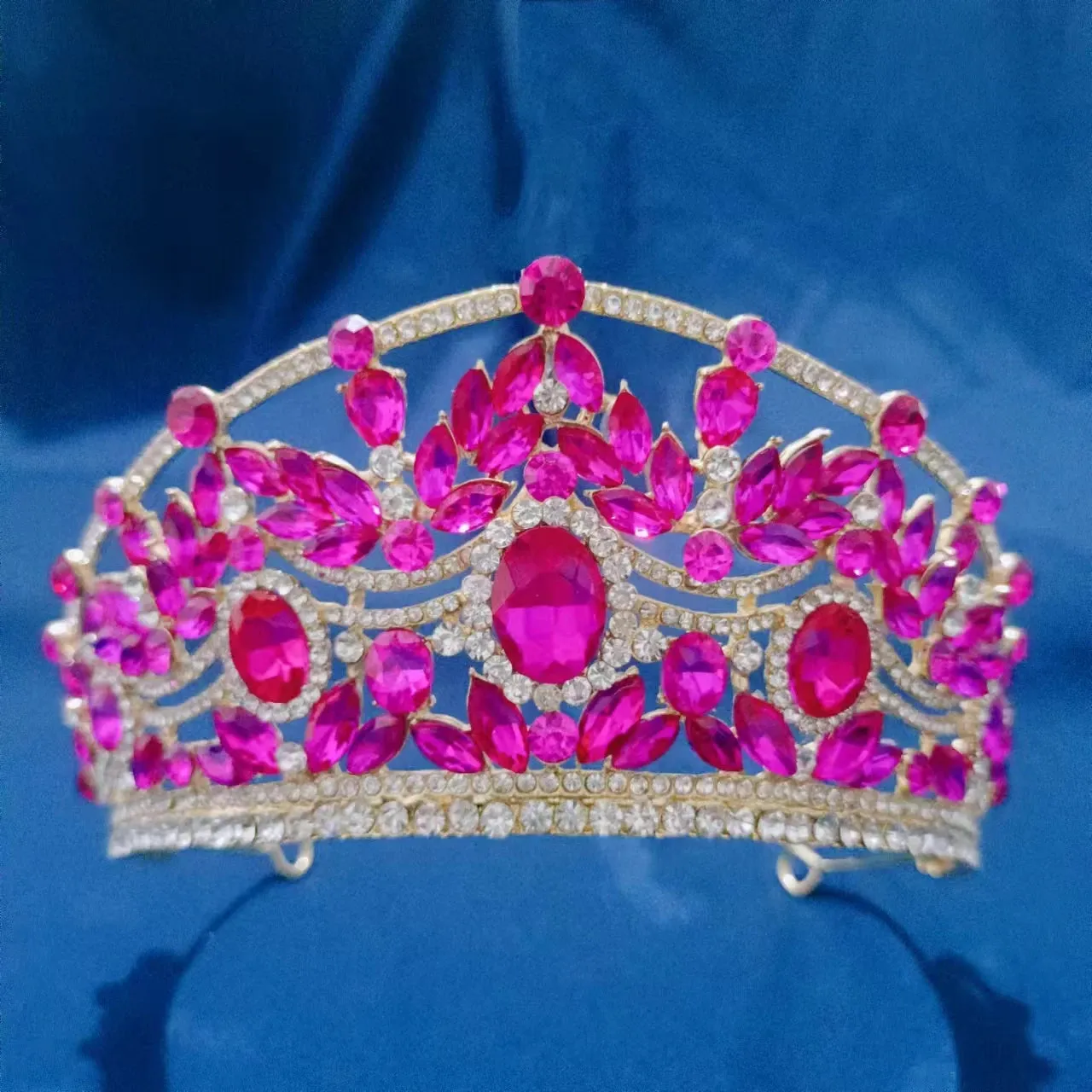 Stunning Crystal Tiara Hair Pageant Accessories