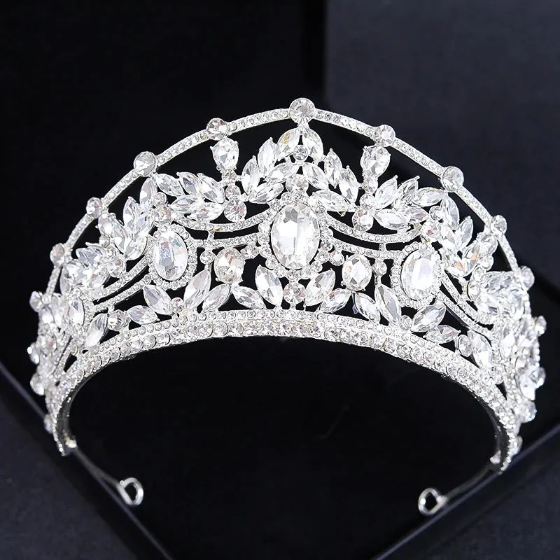 Stunning Crystal Tiara Hair Pageant Accessories