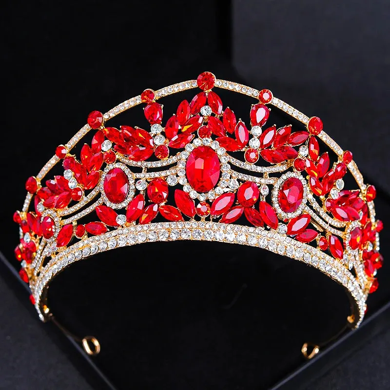 Stunning Crystal Tiara Hair Pageant Accessories