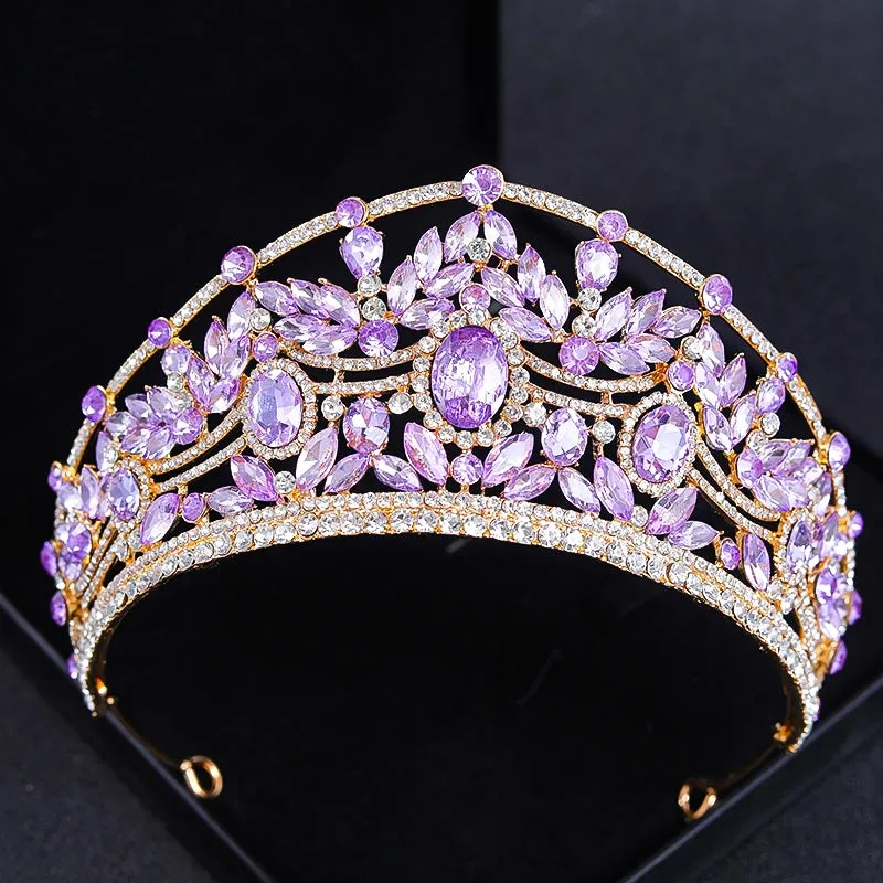 Stunning Crystal Tiara Hair Pageant Accessories