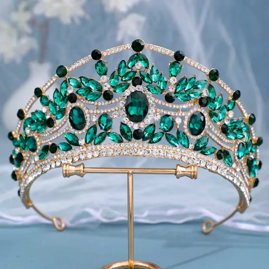 Stunning Crystal Tiara Hair Pageant Accessories