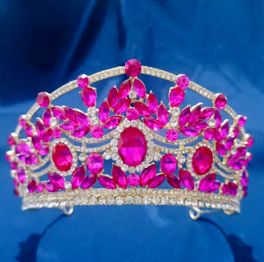 Stunning Crystal Tiara Hair Pageant Accessories