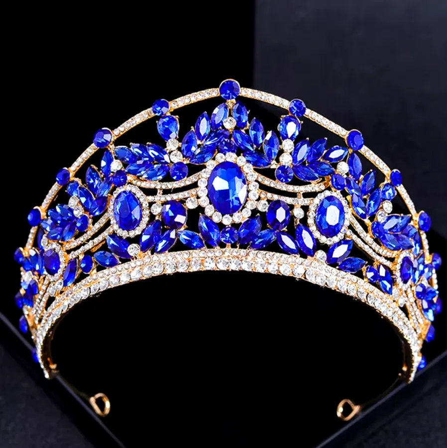 Stunning Crystal Tiara Hair Pageant Accessories