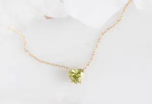 Sweetheart Peridot Necklace