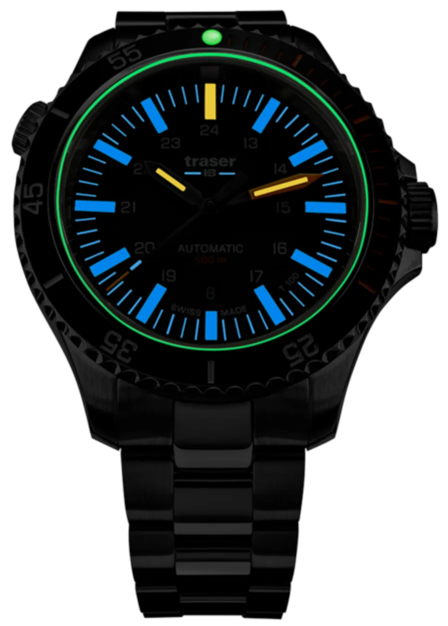 TH3 Watch P67 Diver AutoMTic T1 Grey Bracelet