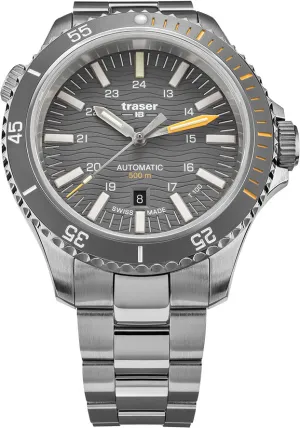 TH3 Watch P67 Diver AutoMTic T1 Grey Bracelet