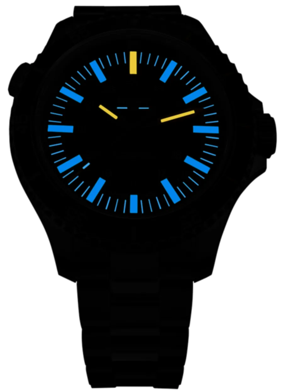 TH3 Watch P67 Diver AutoMTic T1 Grey Bracelet