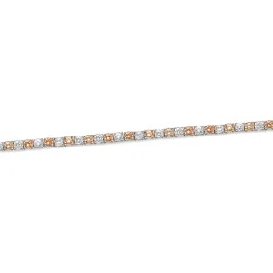 THE CITRINE PAVE' TENNIS BRACELET