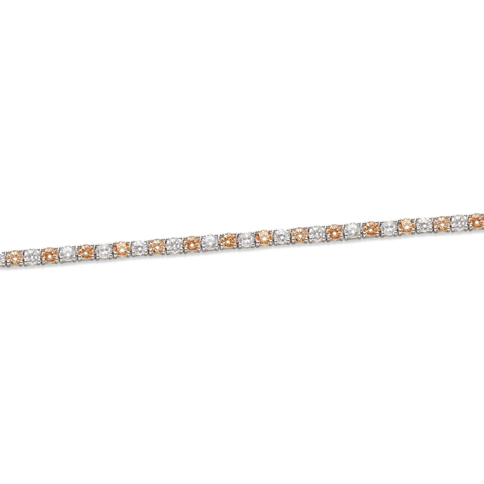 THE CITRINE PAVE' TENNIS BRACELET
