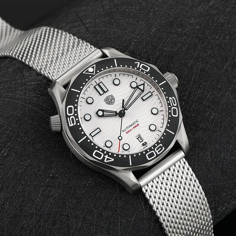 UK Warehouse- Watchdives WD007 Titanium NTTD Dive Watch