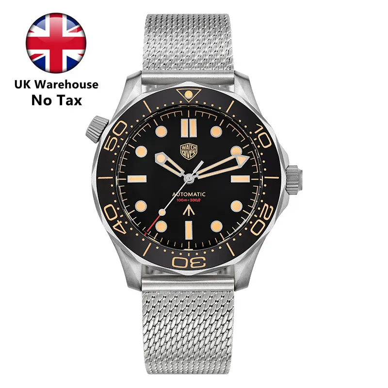 UK Warehouse- Watchdives WD007 Titanium NTTD Dive Watch