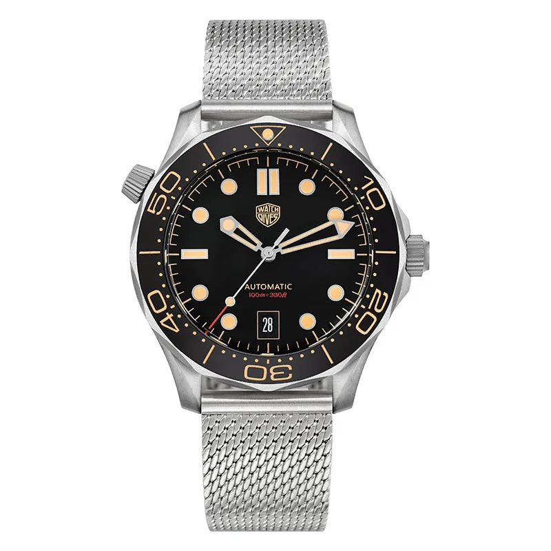 UK Warehouse- Watchdives WD007 Titanium NTTD Dive Watch