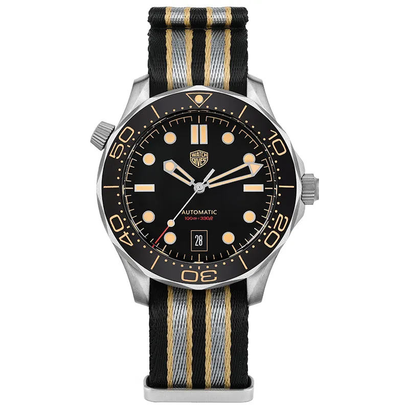 UK Warehouse- Watchdives WD007 Titanium NTTD Dive Watch