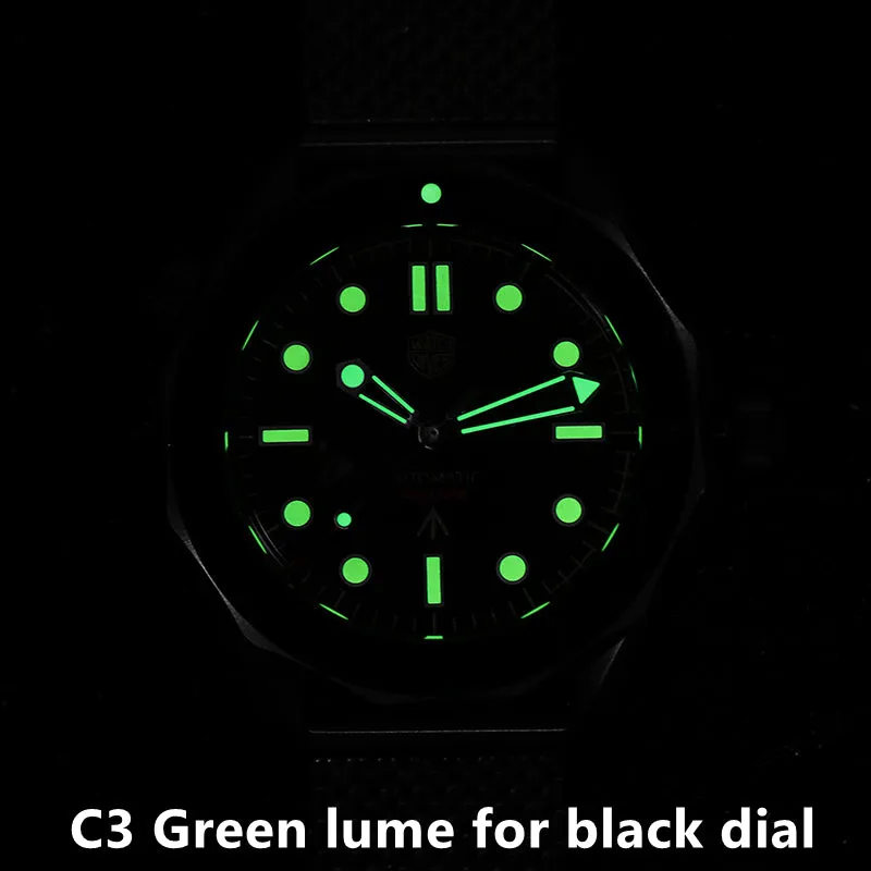 UK Warehouse- Watchdives WD007 Titanium NTTD Dive Watch