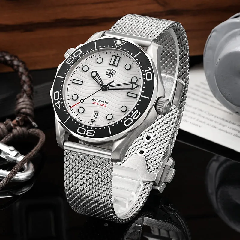 UK Warehouse- Watchdives WD007 Titanium NTTD Dive Watch