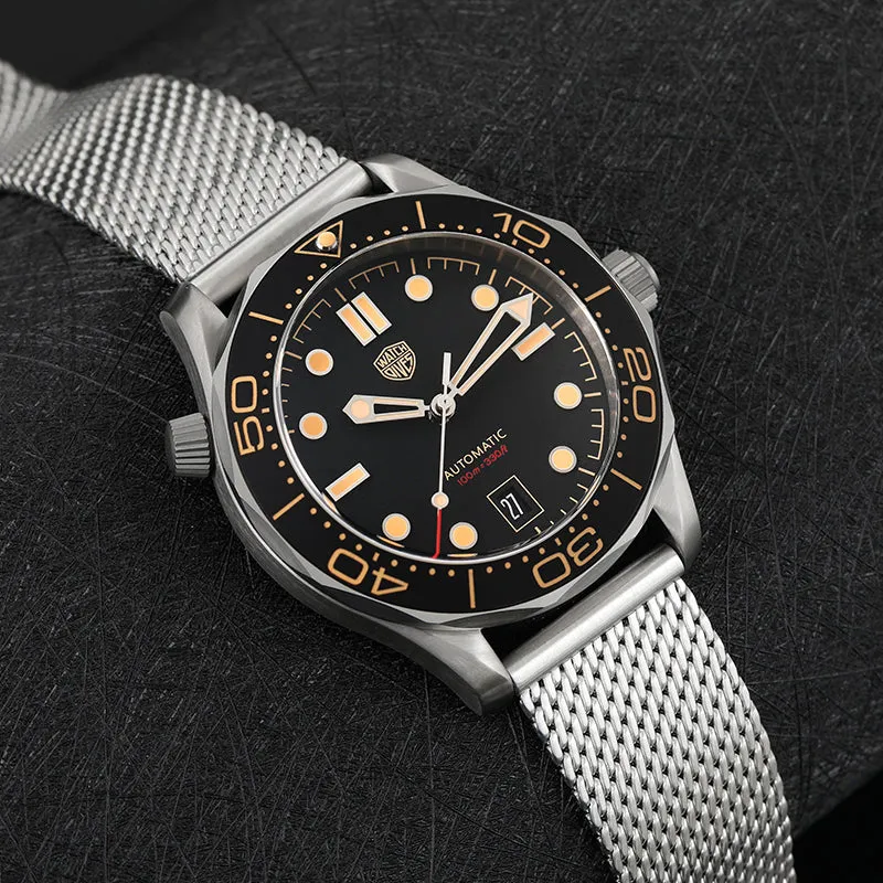 UK Warehouse- Watchdives WD007 Titanium NTTD Dive Watch