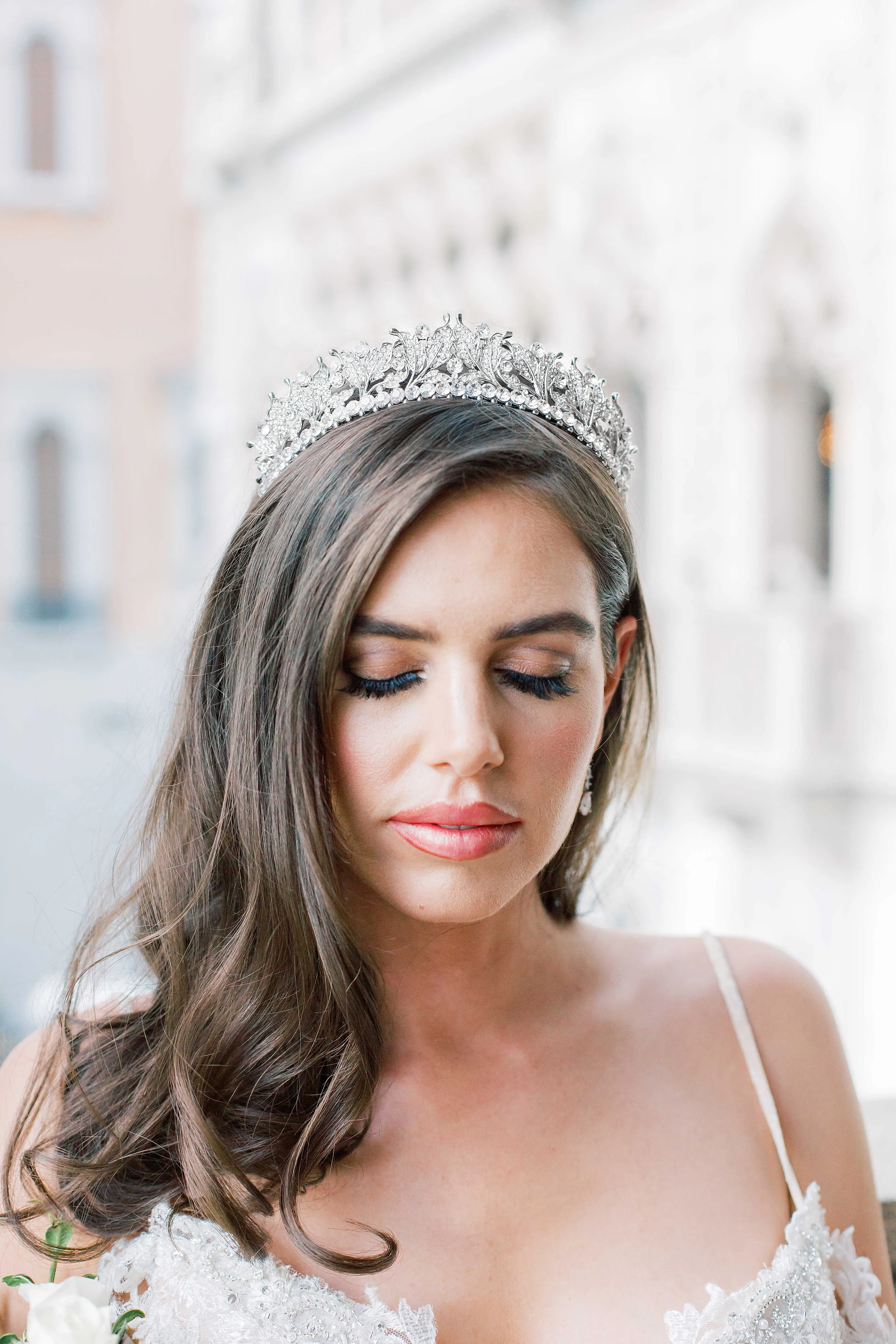 VICTORIA Swarovski Crystal Wedding Tiara