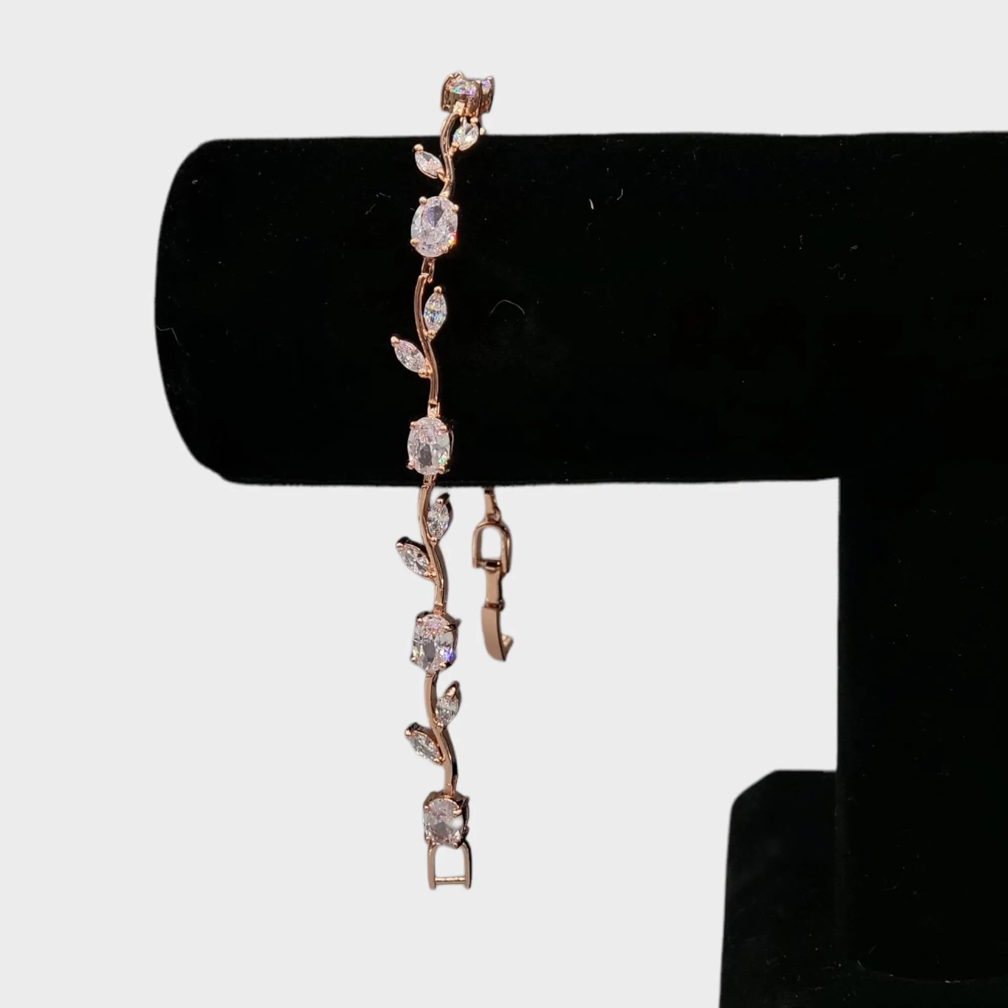 Wedding Leaf Bracelet, Leaf Bracelet Wedding Jewelry
