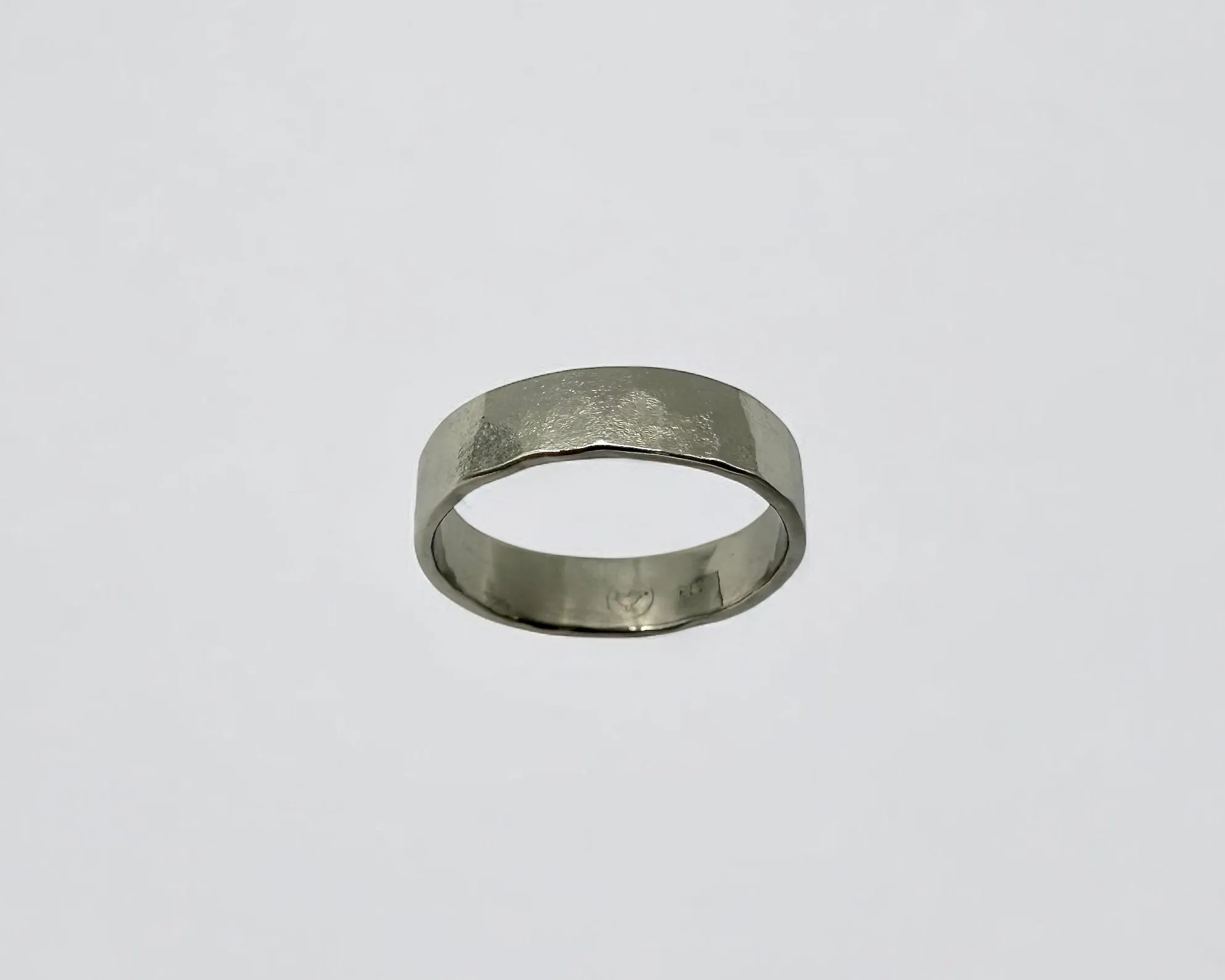 ZEUS RING PLATINUM 6MM WIDE